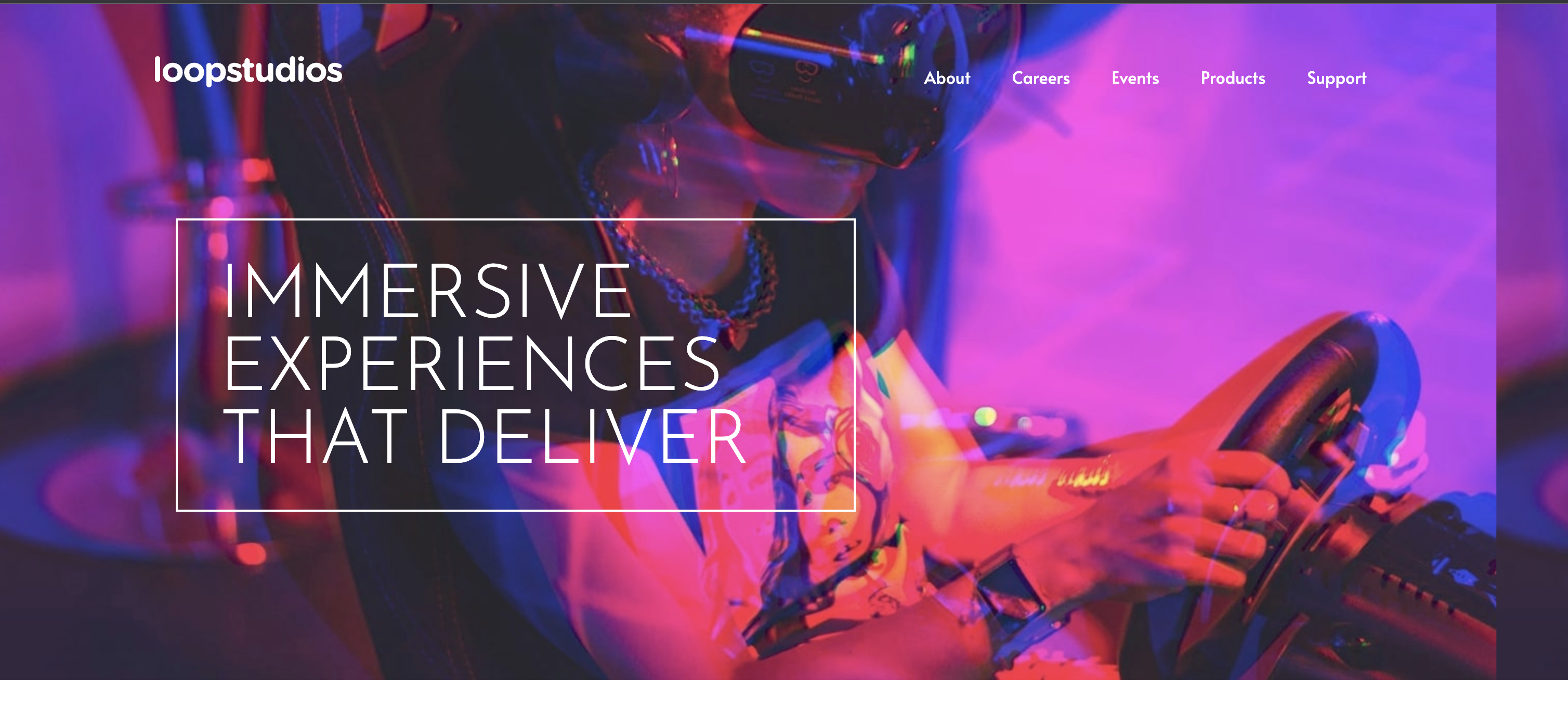 loop studio main page